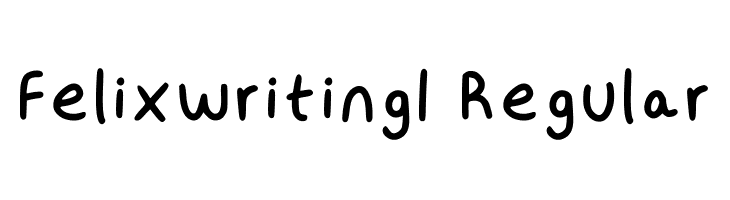 Felixwriting1 Regular  لخطوط تنزيل