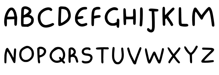 Felixwriting1 Regular Font UPPERCASE