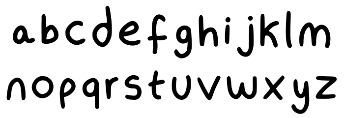 Felixwriting1 Regular Font LOWERCASE