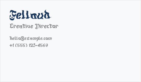 Fellaud Business Card