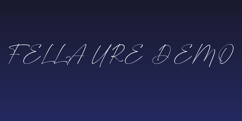 Fellaure Demo Social Header