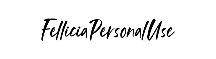 Fellicia Personal Use  Frei Schriftart Herunterladen