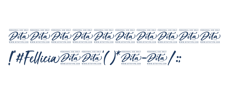 Fellicia Personal Use Other Characters