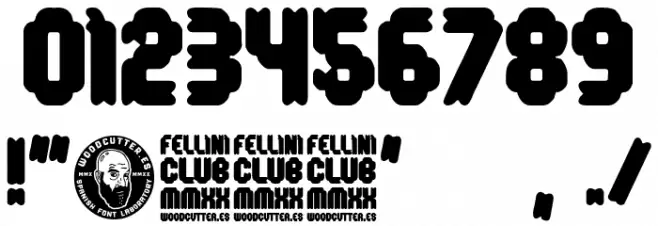 Fellini Club Font OTHER CHARS