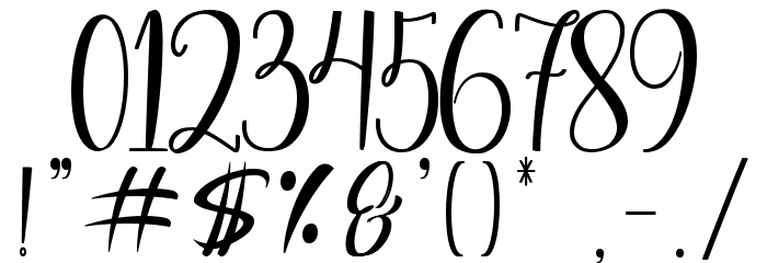 Fellissia Font OTHER CHARS