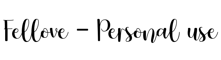 Fellove - Personal use Fonte