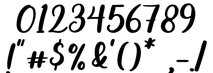Felmay Script Font OTHER CHARS