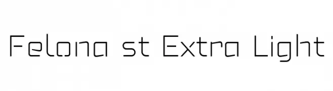 Felona st Extra Light  baixar fontes gratis