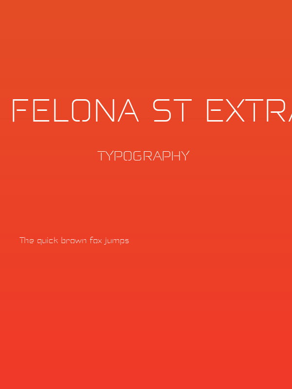 Felona st Extra Light Poster