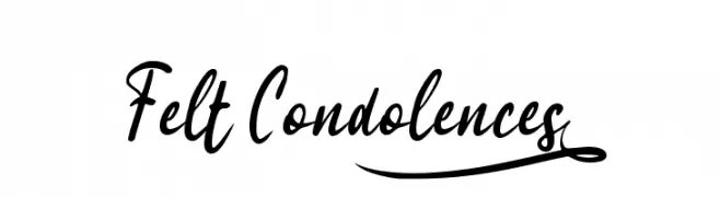 Felt Condolences_  لخطوط تنزيل