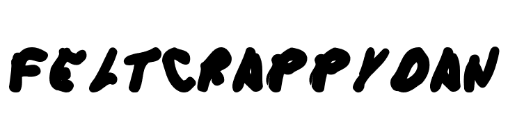 FeltCrappyDan  font caratteri gratis