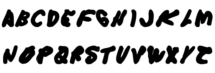 FeltCrappyDan Font LOWERCASE