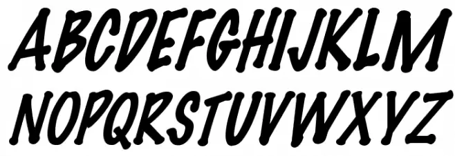 FeltMark-Italic फ़ॉन्ट अपरकेस