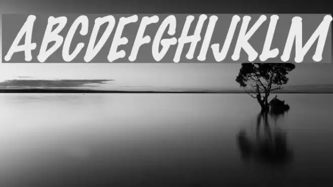 FeltMark-Italic Font examples