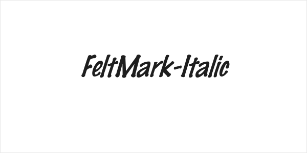 FeltMark-Italic Logo