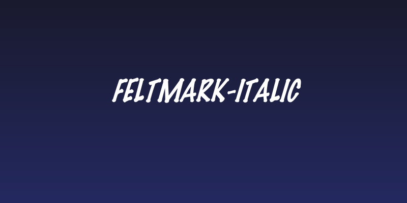 FeltMark-Italic Social Header