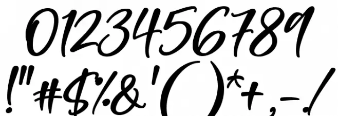 Feltarigo Font OTHER CHARS