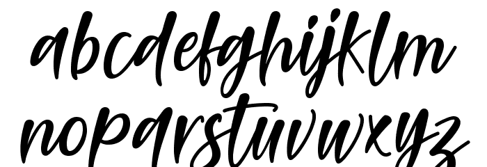 Feltarigo Font LOWERCASE