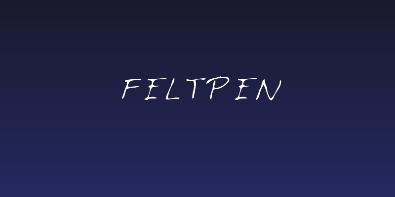 Feltpen Social Header