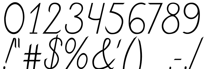 Fely Font OTHER CHARS