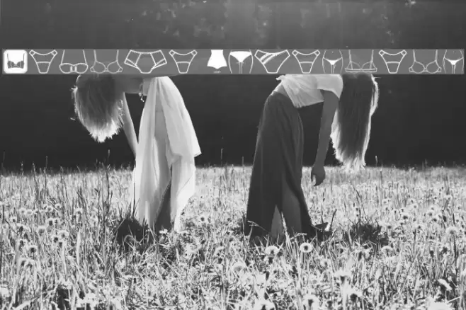 Female Underwear Font examples