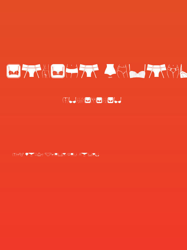 Female Underwear Poster