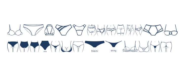 Female Underwear Lowercase