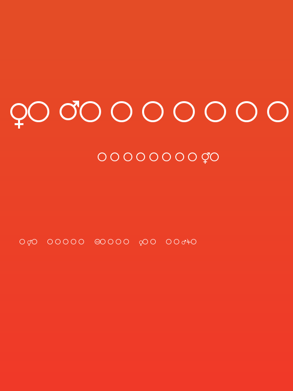 Female-and-Male-Symbols Poster