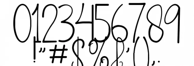 Femeanly Font OTHER CHARS