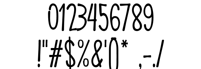 FemilaAuthenty Font OTHER CHARS