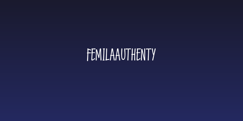 FemilaAuthenty Social Header