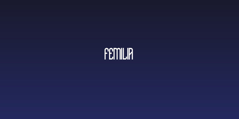 Femilia Social Header