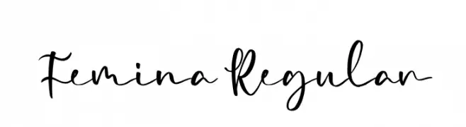 Femina Regular  Descarca Fonturi Gratis