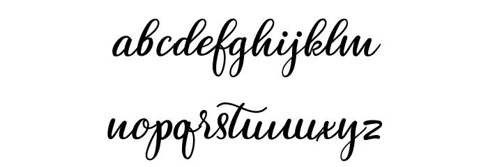 Femina Font LOWERCASE