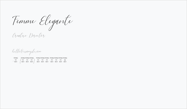 Femme Elegante Business Card