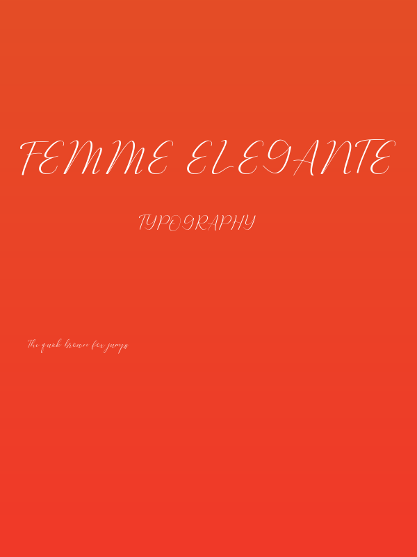 Femme Elegante Poster