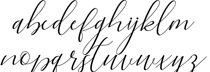 Femme Elegante Font LOWERCASE