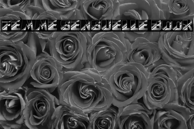 Femme Sensuelle Book Font examples