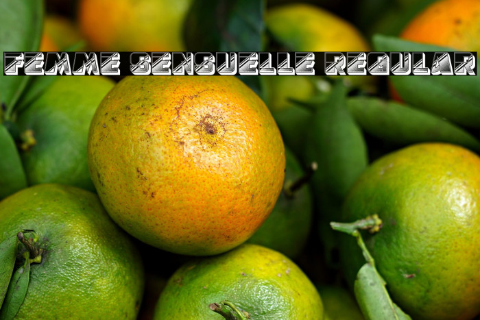 Femme Sensuelle Regular Example 3