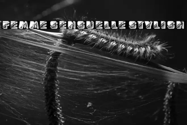 Femme Sensuelle Stylish Font examples