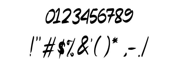 FemmeRegular Font OTHER CHARS