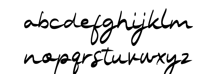 FemmeRegular Font LOWERCASE
