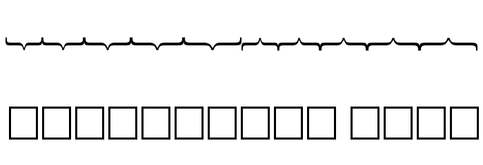 Fences Plain Font OTHER CHARS