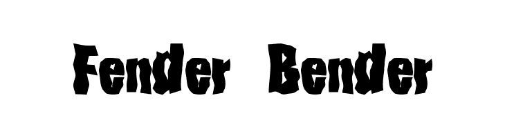 Fender Bender Font