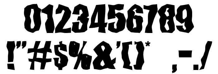 Fender Bender Font OTHER CHARS