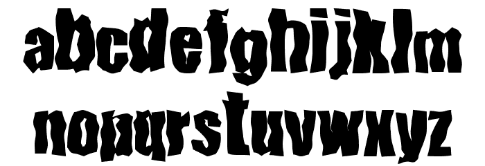 Fender Bender Font LOWERCASE