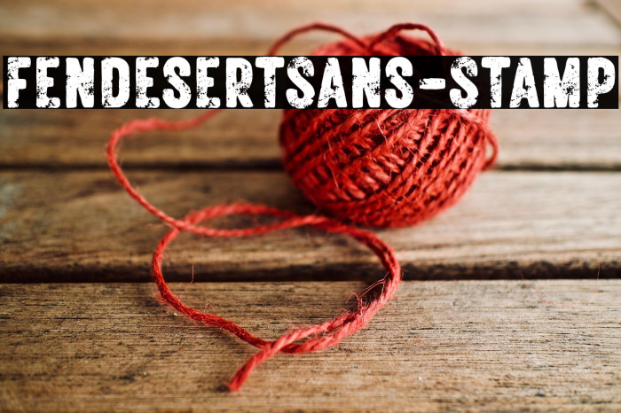 FendesertSans-Stamp Example 3
