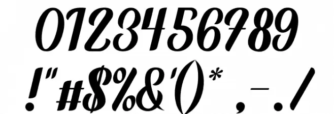 Fendysa Font OTHER CHARS