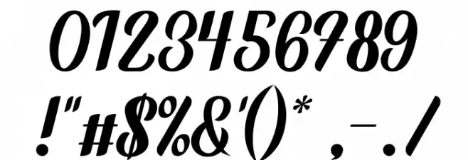 Fendysa Font OTHER CHARS