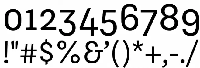 FengardoNeue خط محارف أخرى
